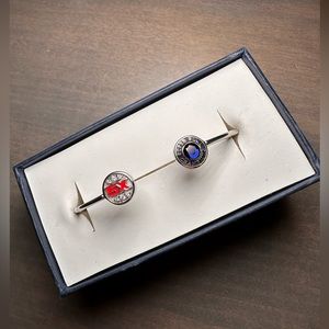 925 Silver Championship Hinge Bracelet NE Patriots